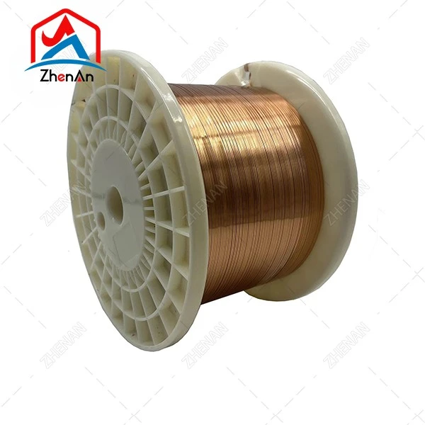 0.25mm1.00mm Self Adhesive Enameled Flat Copper Wire Rectangular Copper Wire
